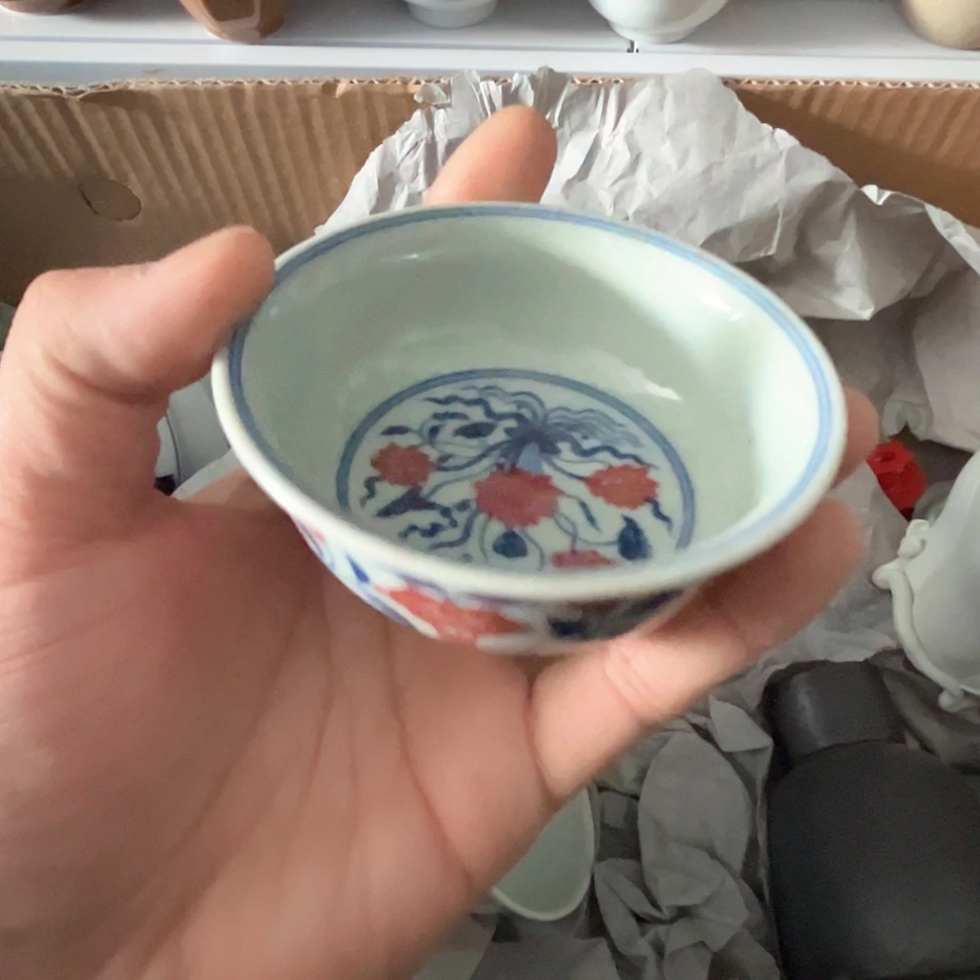 杯青花瓷器青花瓷器
