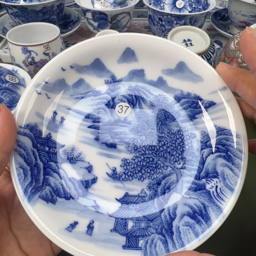 陶瓷景德镇纯手工纯手绘茶具木木67