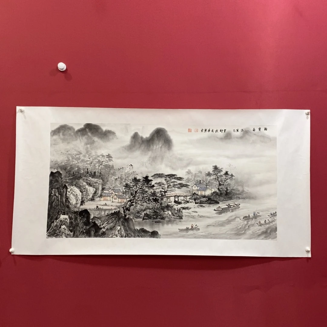 国画张燕琴三尺真人真品