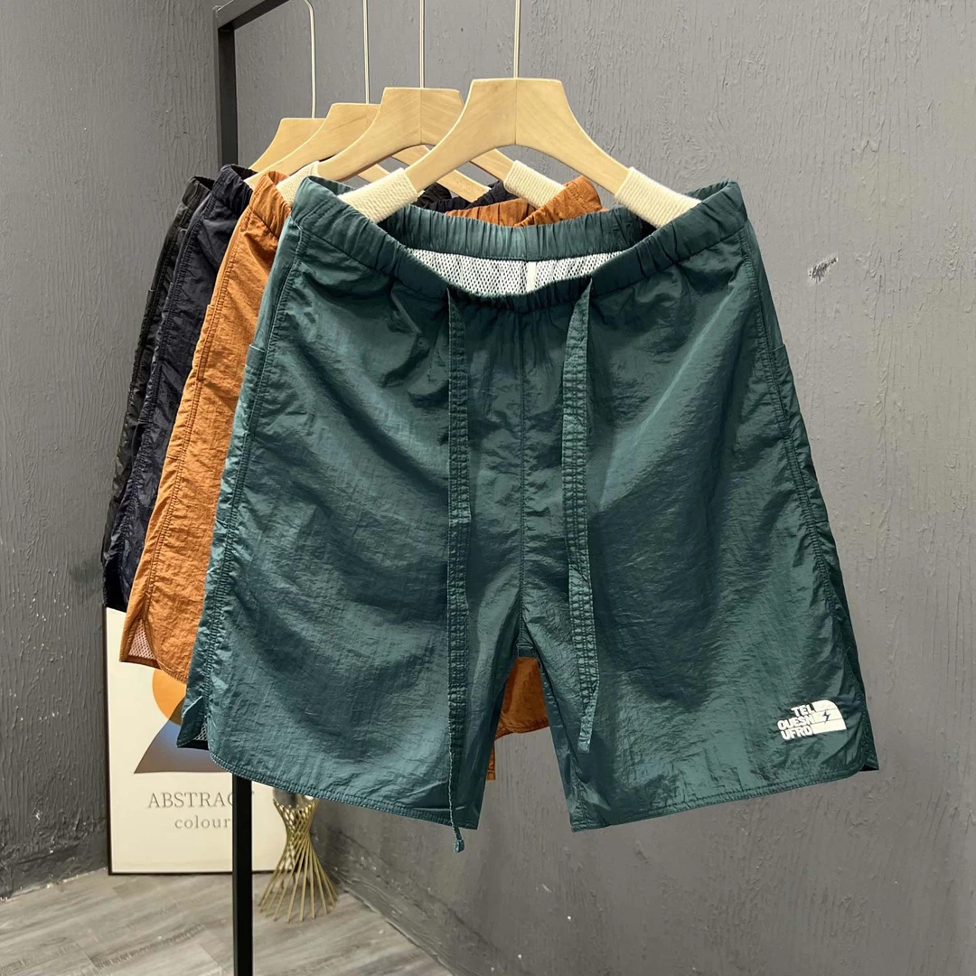 时尚运动短裤男士夏季宽松直筒休闲中裤潮牌五分裤男款潮牌半截裤