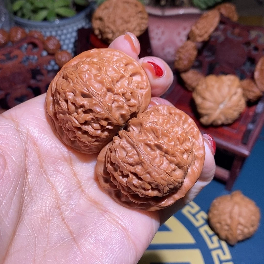 文玩核桃把件43宫灯