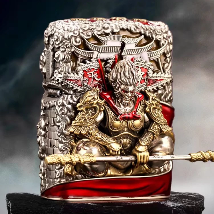 【CC】Zippo打火机黑悟空夜光重甲齐天大圣