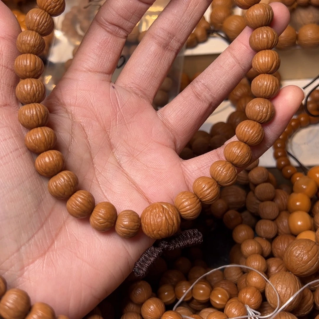 萝****猴头核桃吊坠土豪1.22尺寸33颗