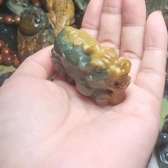 岫岩河磨玉（透闪石质玉）未镶嵌挂件