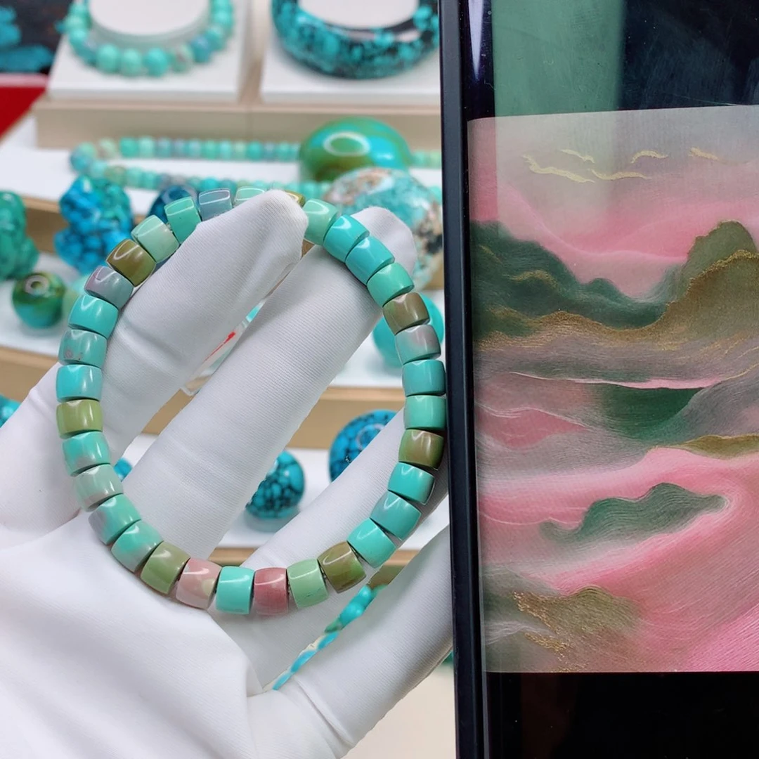 未镶嵌绿松石珠宝奇石