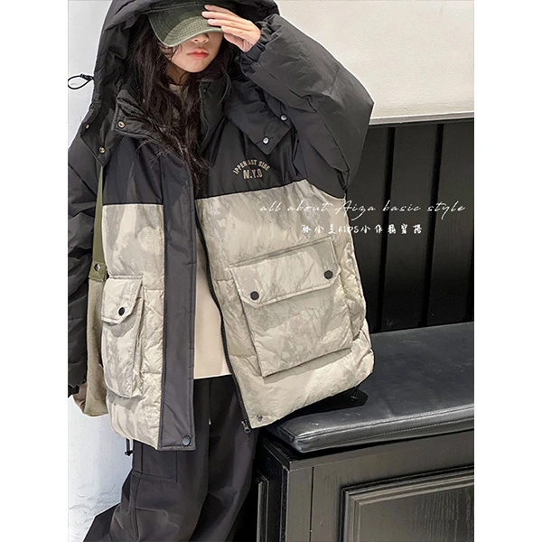 K25263孙小美长款女童羽绒服冬装防寒儿童加厚外套