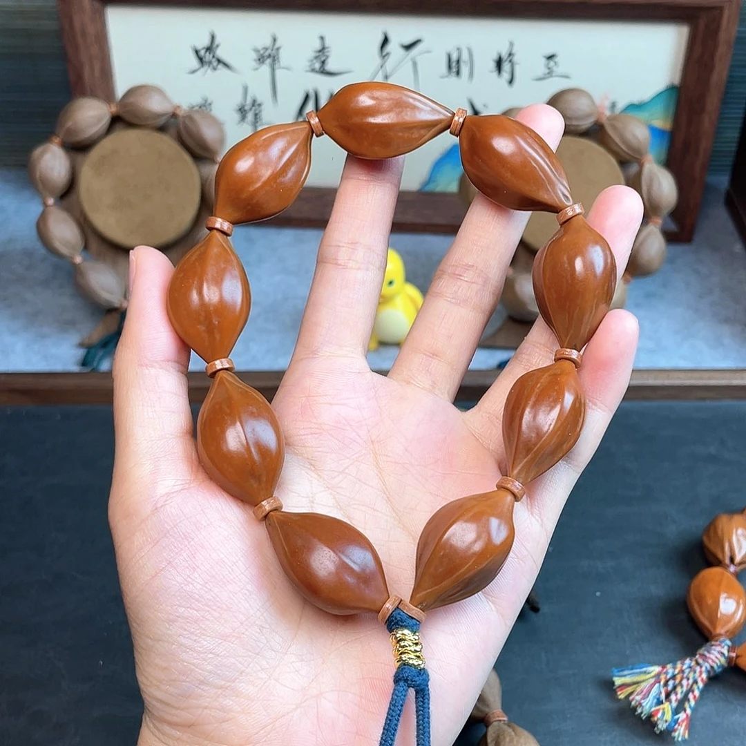 橄榄核手串/手链梅林红核