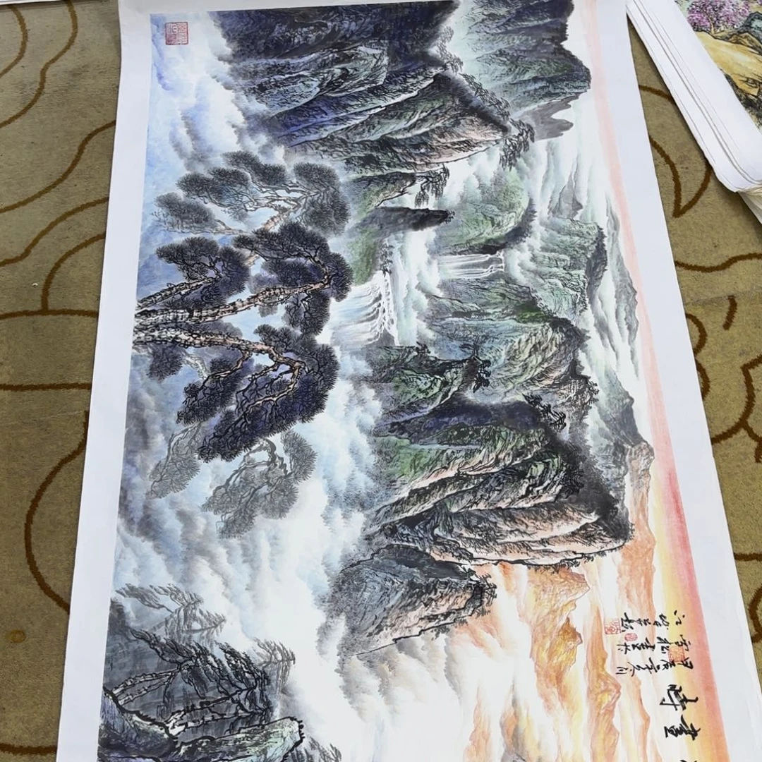 天***道国画李欣主播李欣