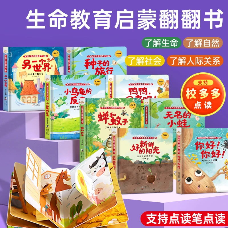 【未来屋】科普启蒙0-6岁3-6岁早教绘本认知故事翻翻书点读版