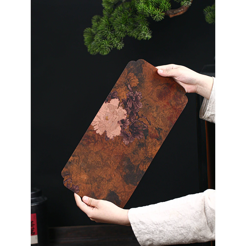 syy-香云纱牡丹茶席38x18