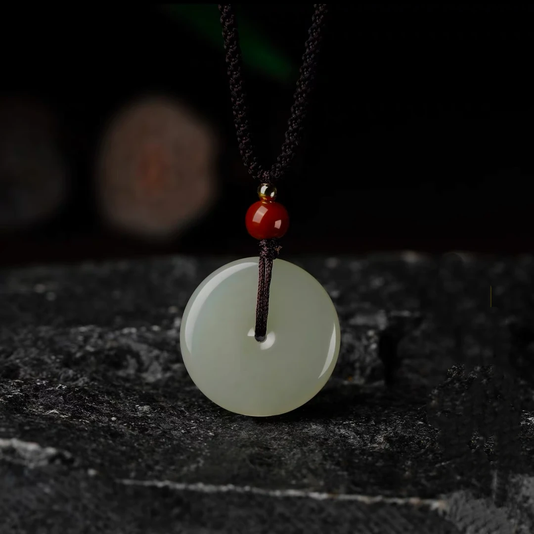 蜂蜜水平安扣挂坠玉坠