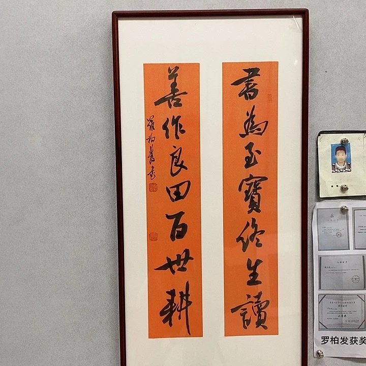 书法罗柏发书法书为