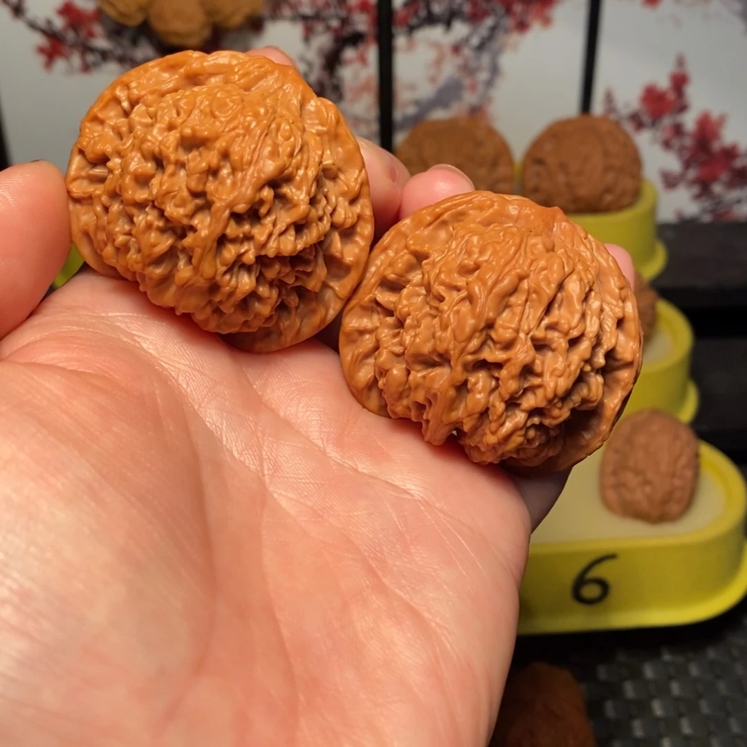 文玩核桃把件46尺满天星核桃