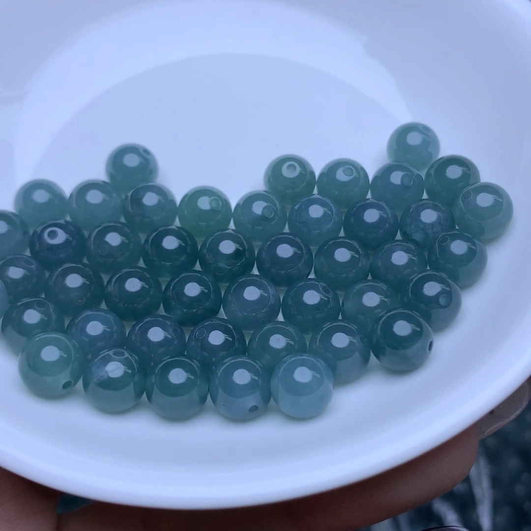 散珠翡翠卡8冰透蓝水12个（手链拍两单）