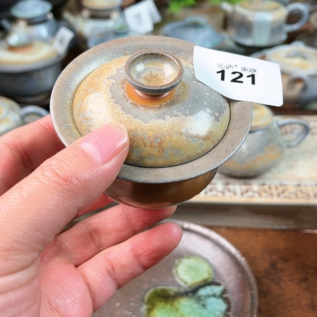 【闪购商品】沁庐柴窑古法柴烧手工茶具