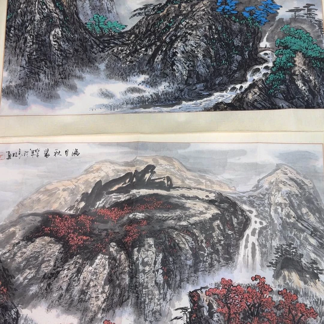 咆***士国画山山水水山山水水