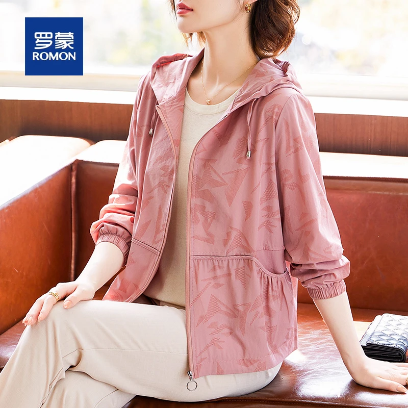 罗蒙50多岁妈妈外套春秋款2025新款中老年春装夹克上衣休闲风衣女