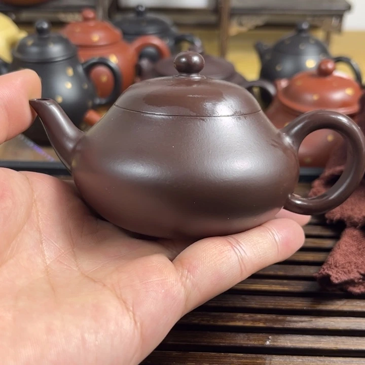 紫砂茶壶原矿紫砂半手工制作