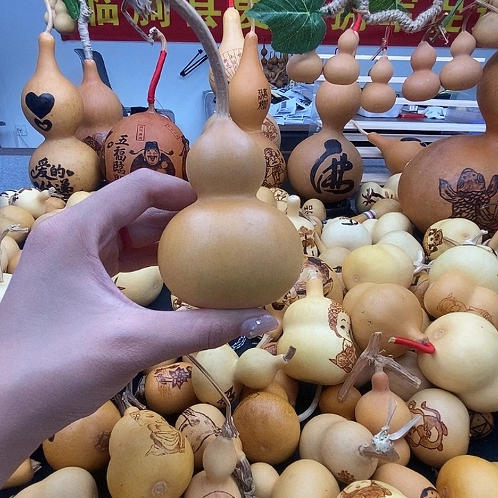 正***%香榧木葫芦工艺品