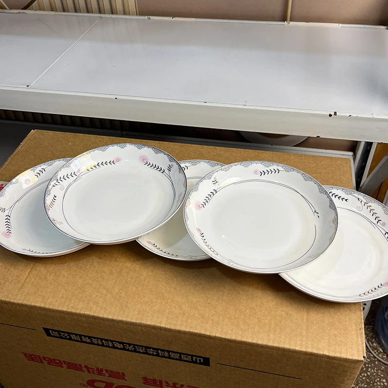 小清新法式正方形盘瓷盘浮【粉丝专属福利】雕方盘纯白菜盘排盘餐具