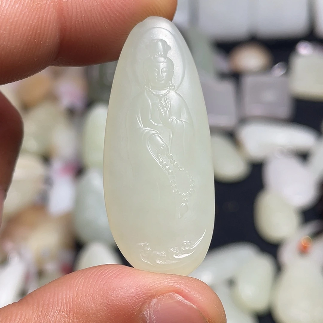 哇***卡和田玉（糖玉）未镶嵌吊坠(不含链)吊坠