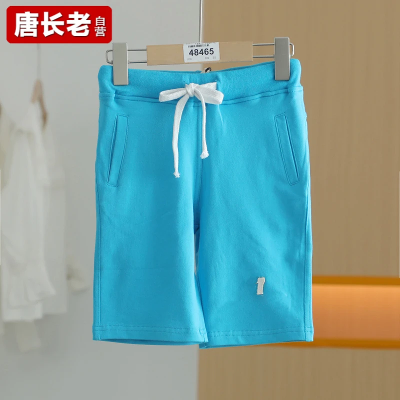 【唐长老自营】货号48465童装新款直筒修身短裤D七
