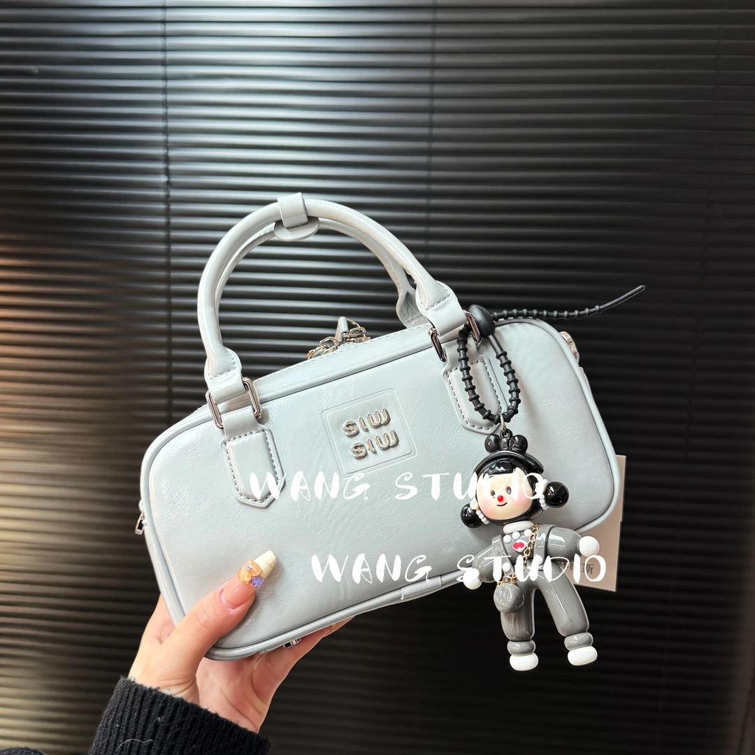 调调包包WANG STUDIO【cute！小众设计款 SLWSLW马卡龙蓝色保龄球】