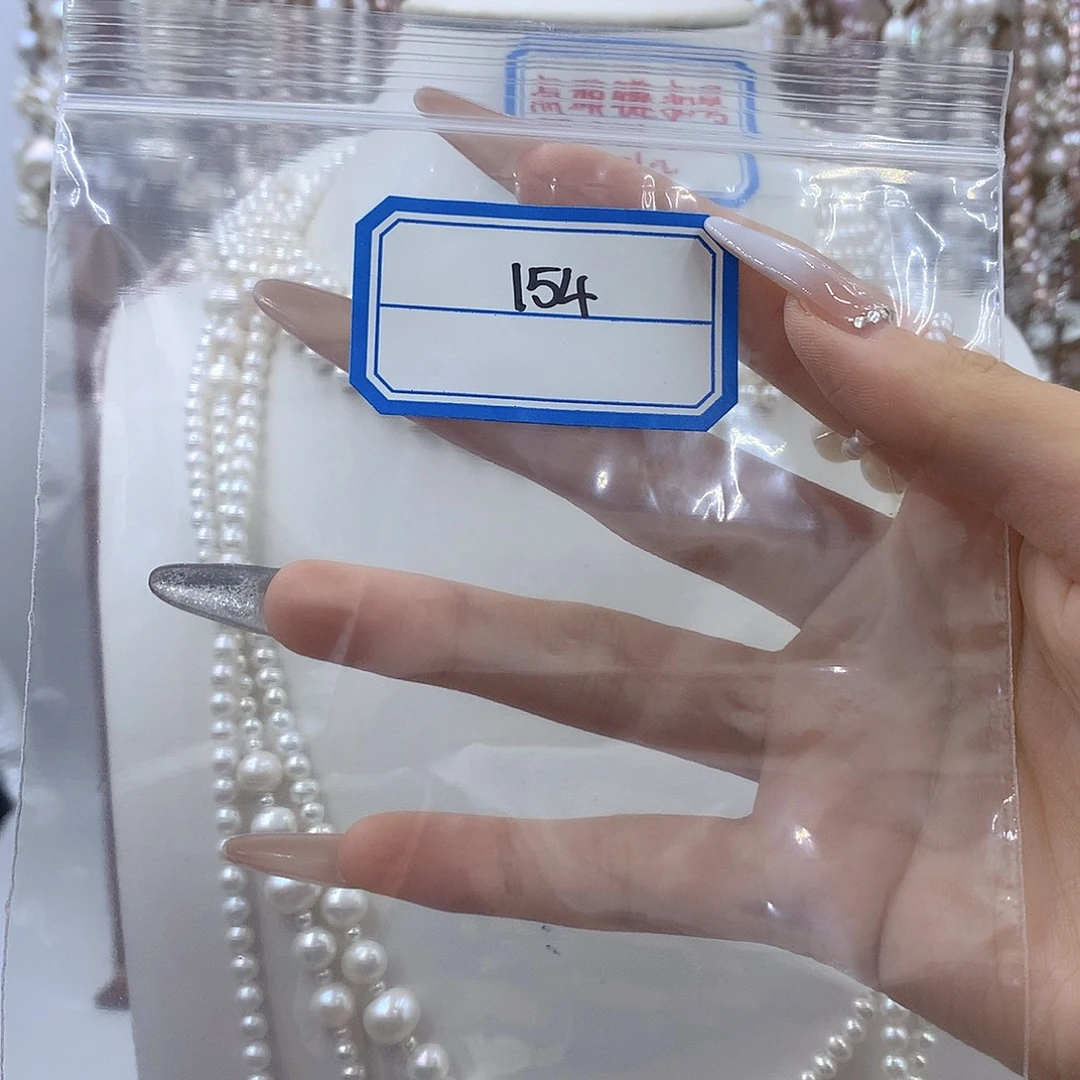 可***多银S925镶嵌淡水珍珠项链耳饰