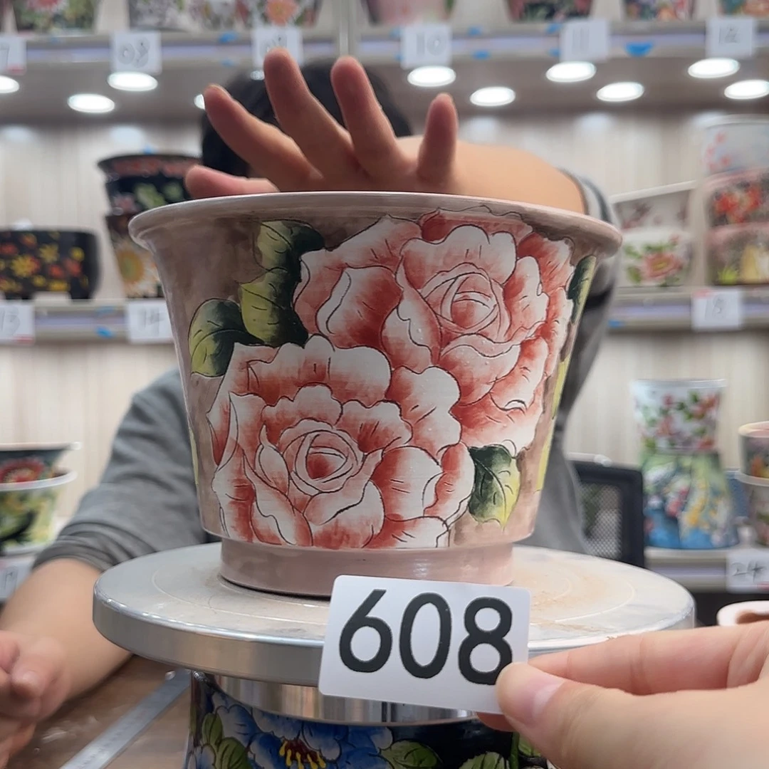 紫砂花盆瑕疵瑕疵608