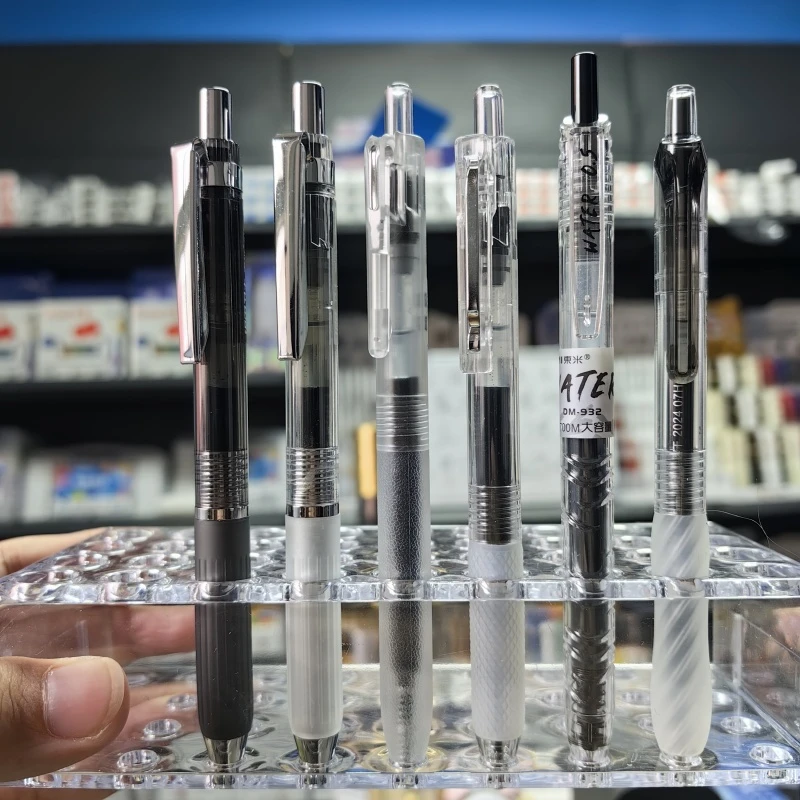 东米黑笔家族6支-黑色中性笔