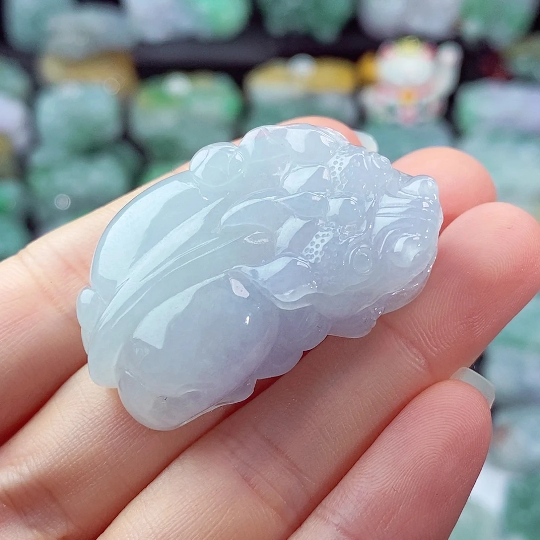 颈饰未镶嵌翡翠天然