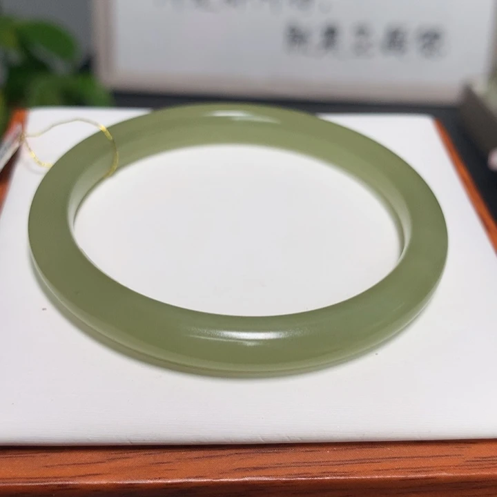 和田玉手镯未镶嵌55