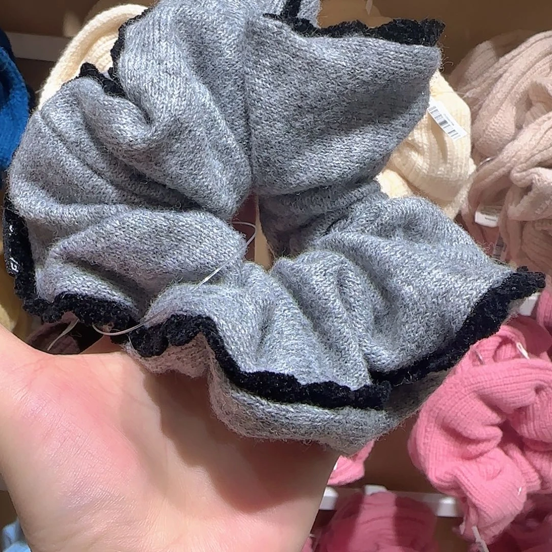 皮质非金属毛线发圈
