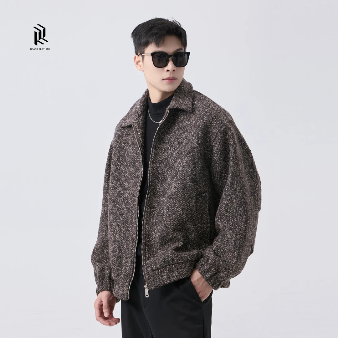 【RHETT KELLEY】非黑即白冬季2024年新款夹棉加厚复古保暖男款外套