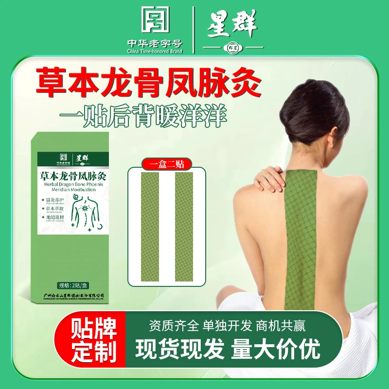 龙骨凤脉灸贴草本配方自发热温灸背部腰部肩颈适用