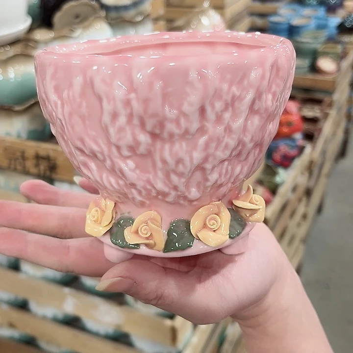 陶瓷陶瓷多肉植物花盆