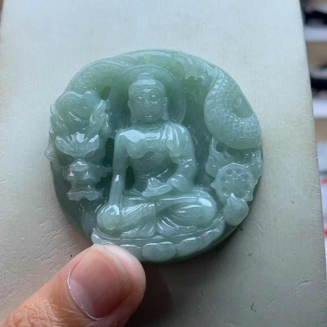 【闪购商品】颈饰未镶嵌翡翠喜**开翡翠