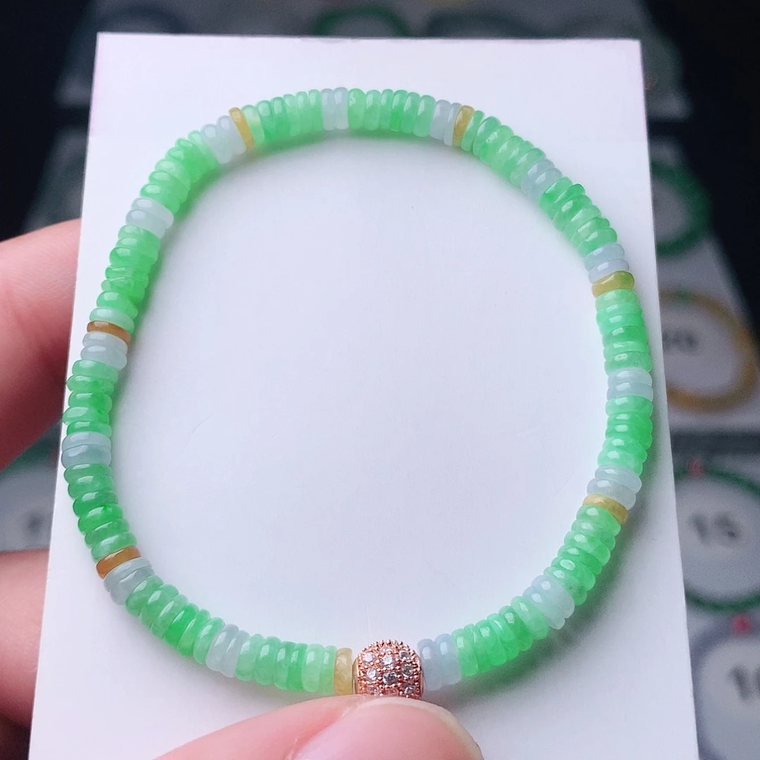 翡翠未镶嵌手链翡翠