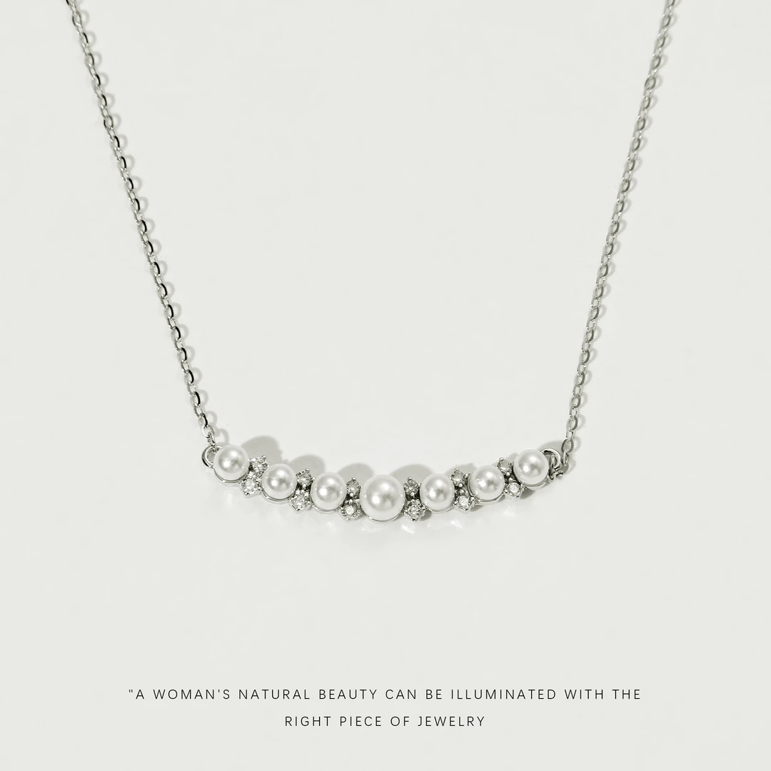 铜合金项链 【白月光】气质轻奢项链A583