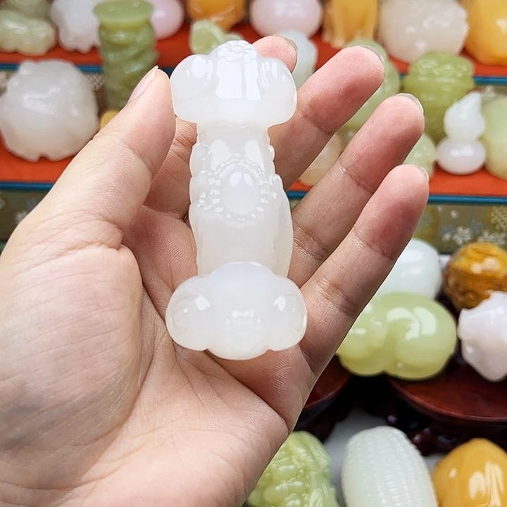石材如意手把摆件