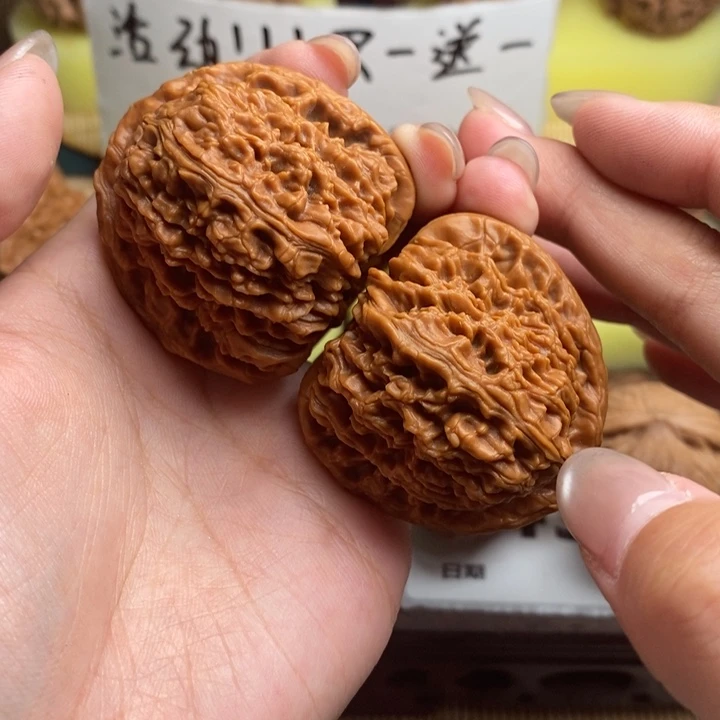 吊坠文玩核桃43全品 南疆石 177