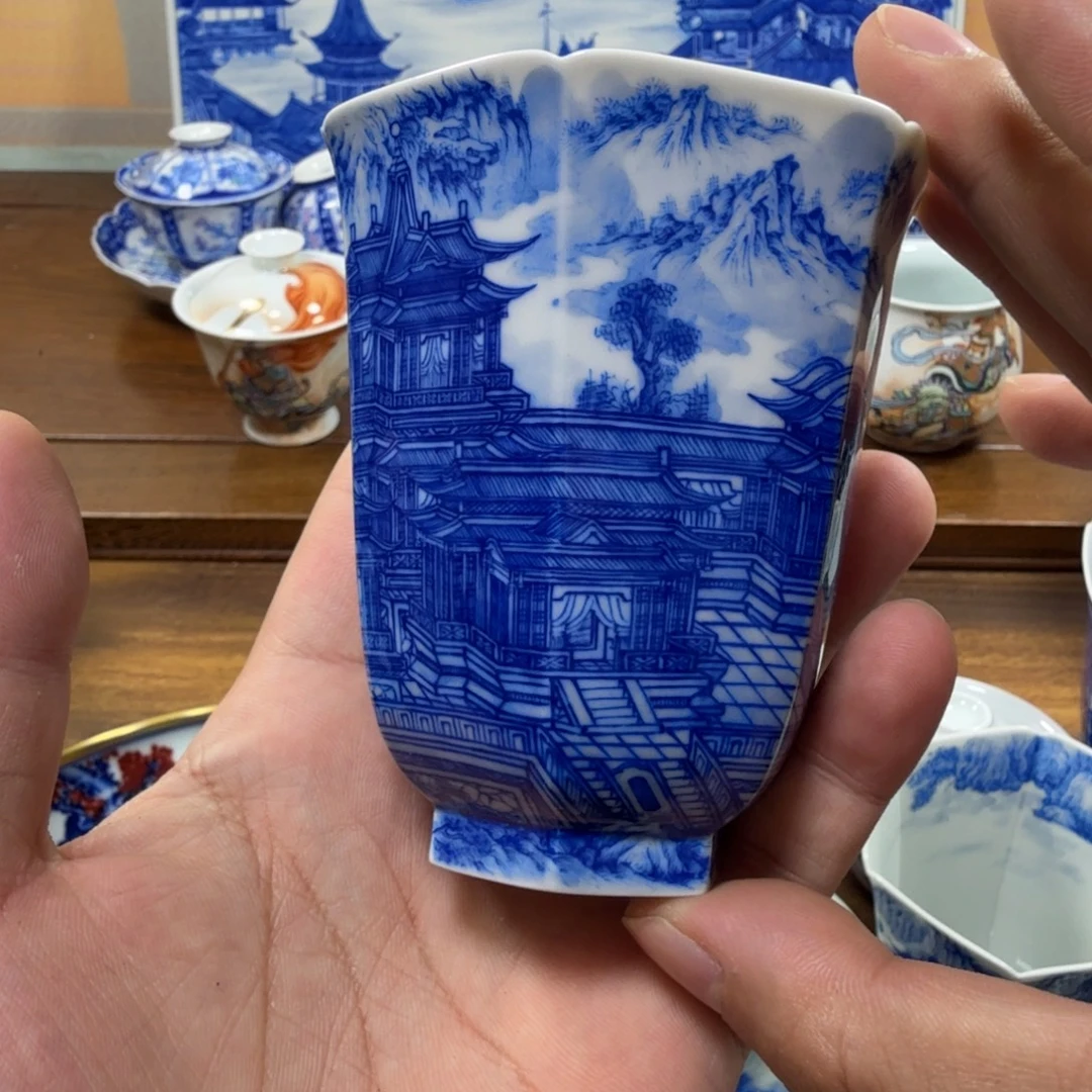 人***容全手工全手绘陶瓷