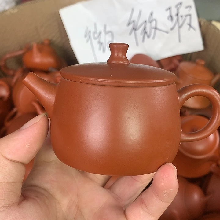 原矿朱泥茶具茶壶家用130
