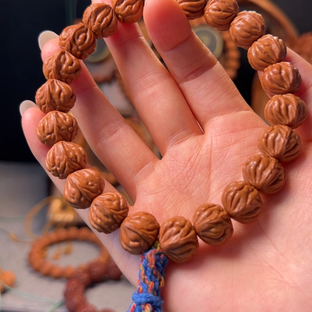 【闪购商品】桃核手串一****已14野生玉龙脊