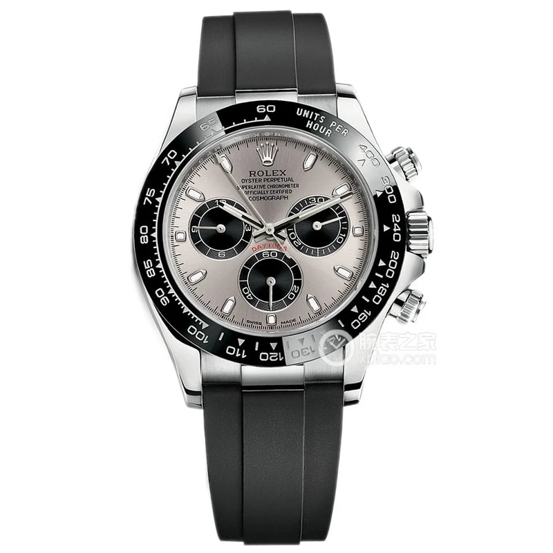 99新 Rolex/劳力士 单表/迪通拿/116519/水泥灰/全白金/名表