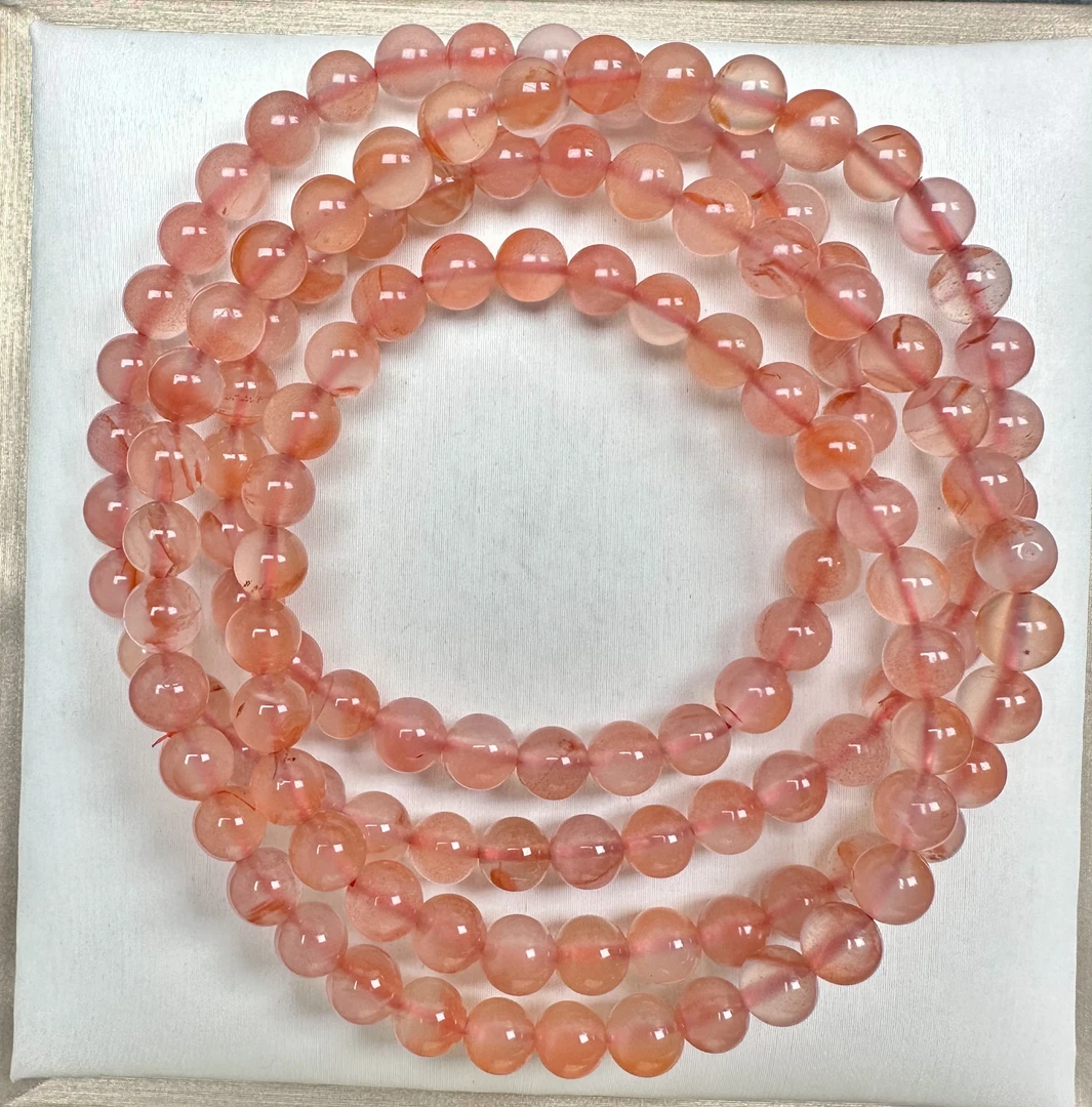 保山南红四圈手串项链