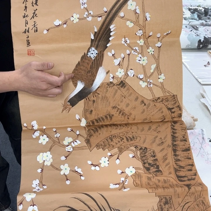 国画纯手绘作品欣赏图