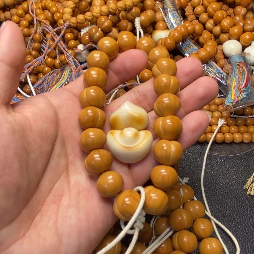 凝***宫猴头核桃手串二等屁桃 爱心 元宝