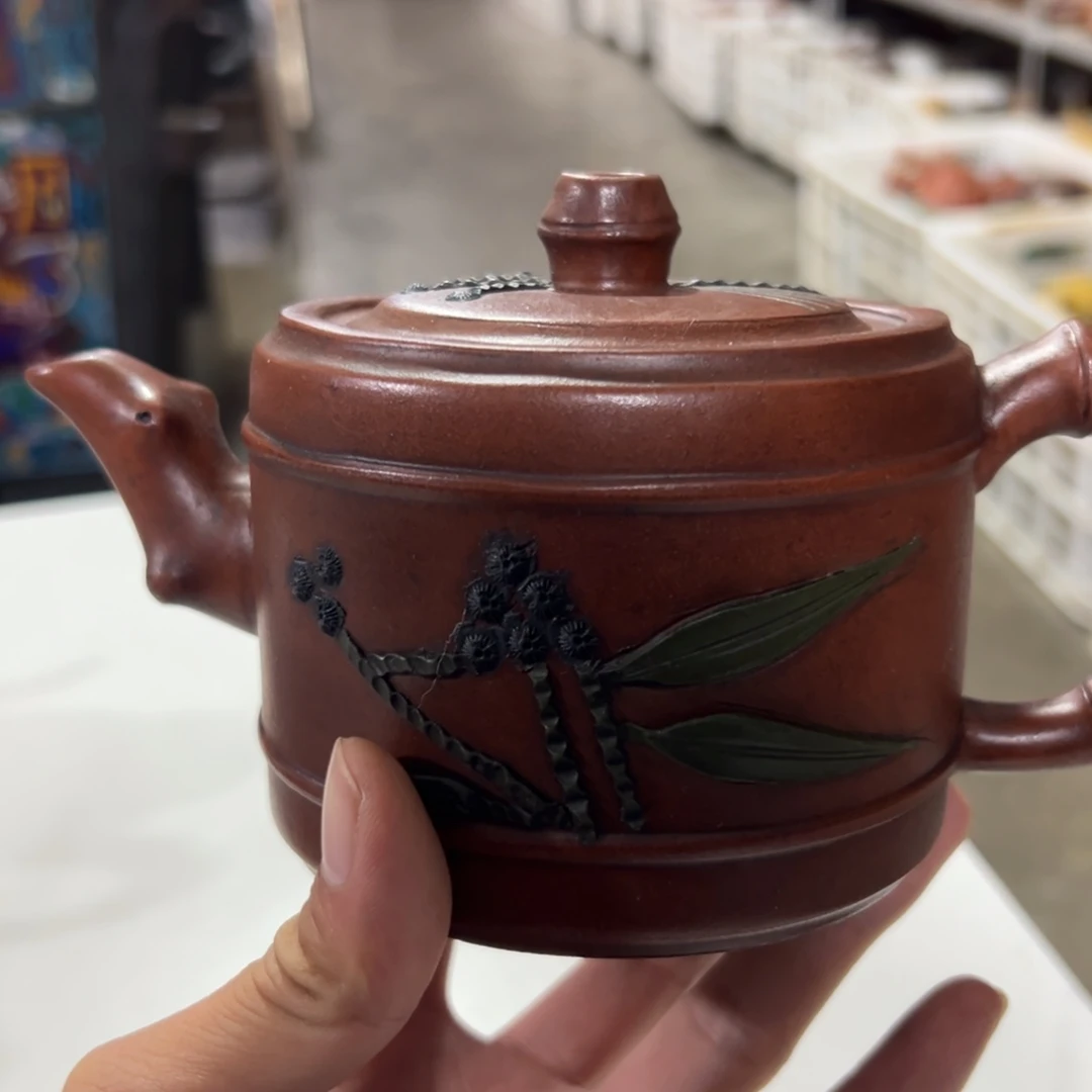 茶壶紫砂老厂紫砂壶一件！