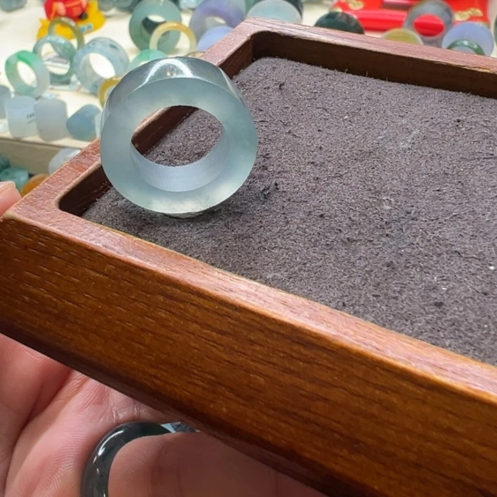 定制翡翠未镶嵌翡翠戒指8-12